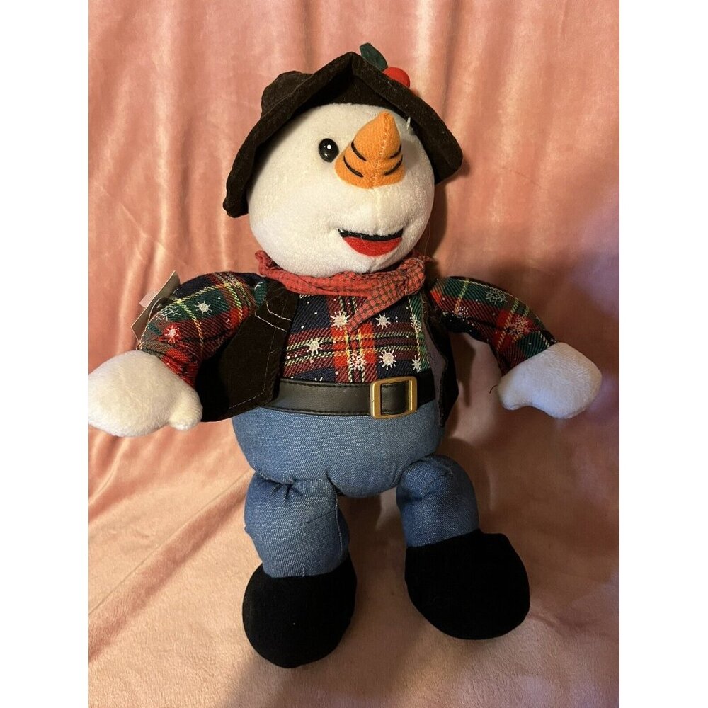 Cowboy Xmas Christmas Snowman With Animation and music T.L.toys, kmart